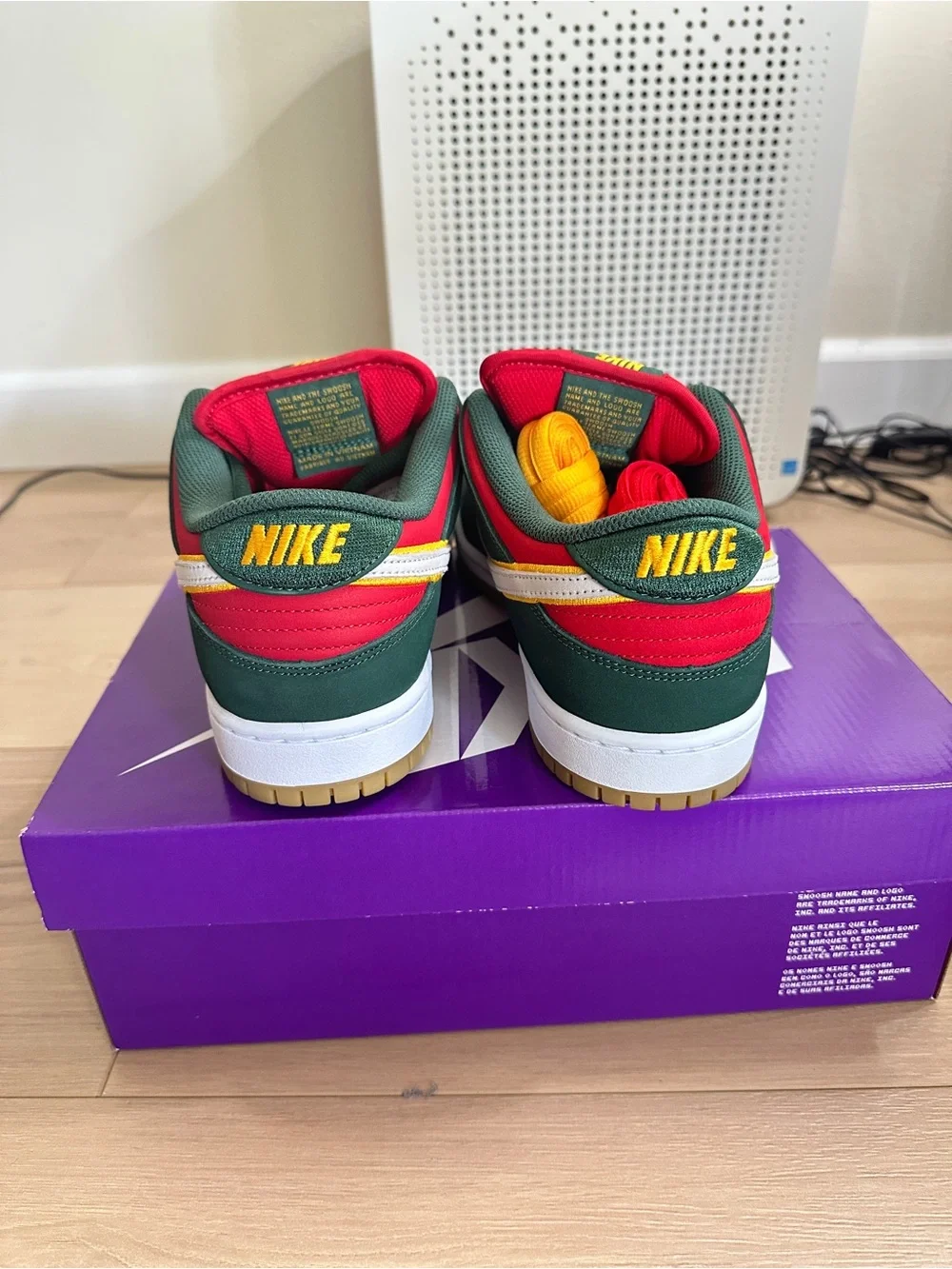 Nike SB Dunk Low PRM Seattle SuperSonics FZ1287-300 Men’s Size 10.5